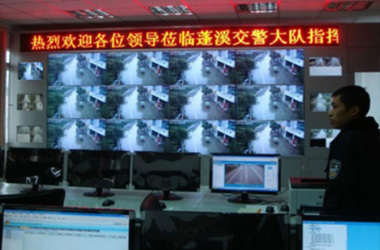 遂寧蓬溪交警大隊聯網視頻監控系統